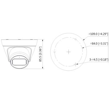  دوربین دام 2 مگاپیکسلی تحت شبکه EZ-IP مدل DH-IPC-T1B20P 