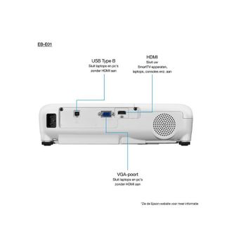  ویدئو پروژکتور XGA اپسون EPSON EB-E01 