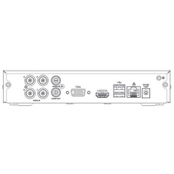 ضبط کننده (XVR) 4 کاناله dahua مدل XVR1A04