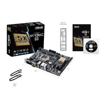  مادربرد ایسوس مدل ASUS H110M-C D3 LGA 1151