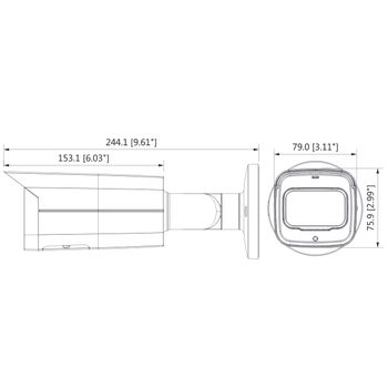  دوربین بولت 8 مگاپیکسلی تحت شبکه Dahua مدل  IPC-HFW2831TP-ZS