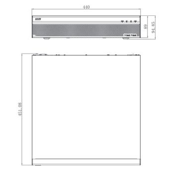  ضبط کننده(NVR) 32 کاناله 12 مگاپیکسلی dahua مدل NVR608-32-4KS2