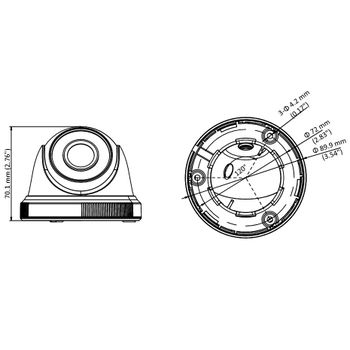 دوربین دام 1 مگاپیکسلی Hikvision مدل DS-2CE56C0T-IRPF