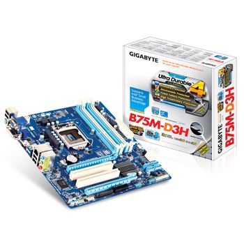  مادربرد گیگابایت سوکت  GIGABYTE B75M-D3H LGA 1155