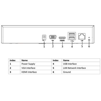 ضبط کننده NVR چهارکاناله Hikvision مدل DS-7104NI-Q1/M