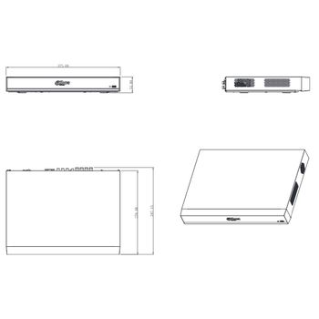  ضبط کننده (XVR) 16 کاناله dahua مدل XVR7216A-4KL-X 