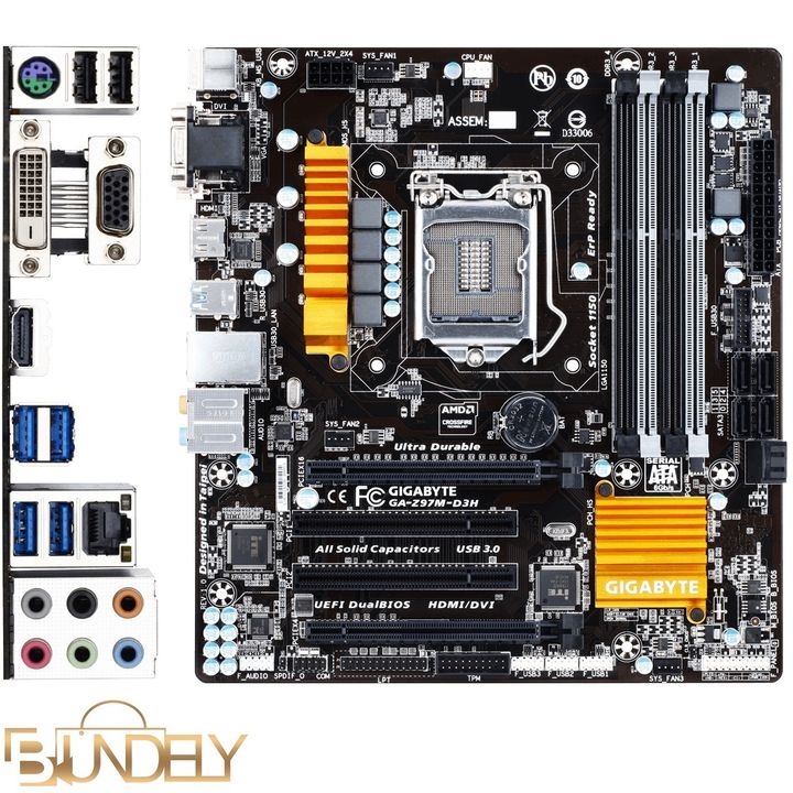 باندل گیمینگ (نسل4) GIGABYTE Z97M-D3H/Core i5-4690K/16GB Ram