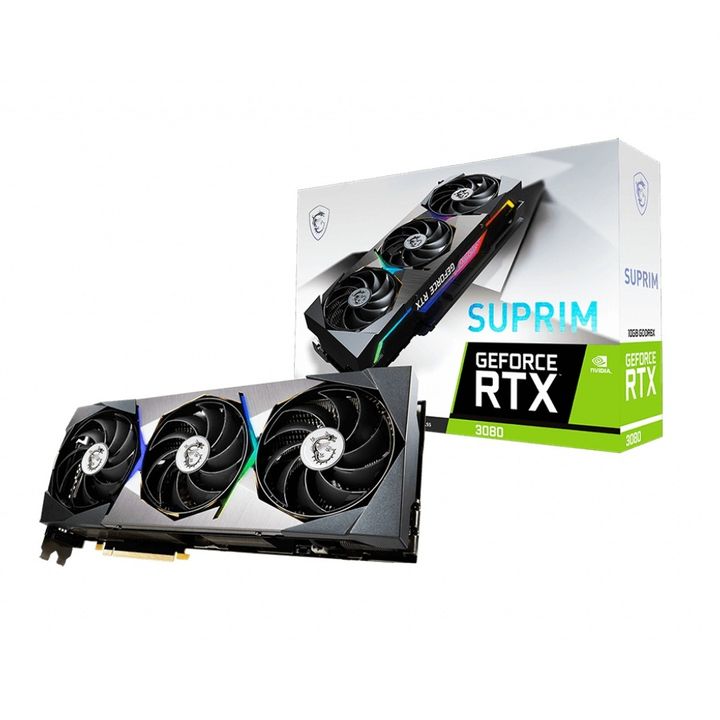  کارت گرافیک MSI مدل GeForce RTX 3080 SUPRIM 10G