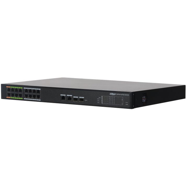 سوئیچ 16 پورت PoE مدیریتی dahua مدل DH-LR-2218-16ET-240