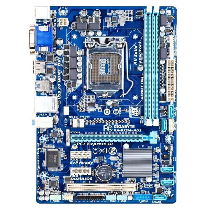 مادربرد گیگابایت سوکت GIGABYTE B75M-HD3 LGA 1155