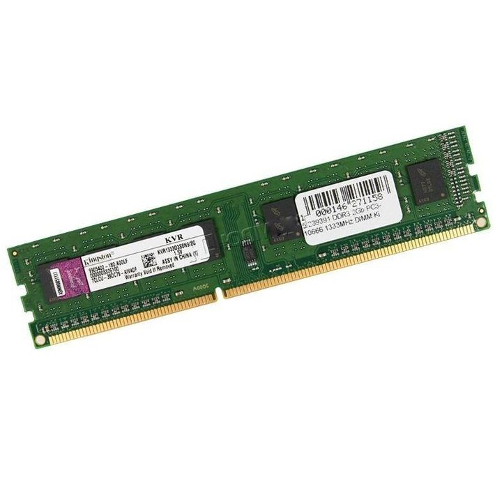 رم کامپیوتر Kingston مدل KVR DDR3 2GB 1333MHz CL9